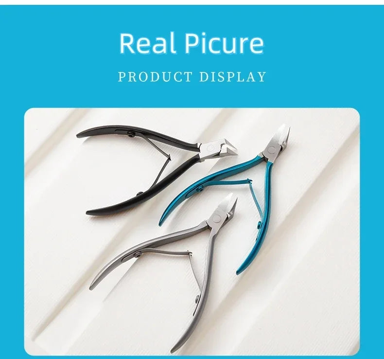 ‌Cuticle Scissors Stainless Steel Sharp Blade Durable Rust Free Nail Care Tool‌