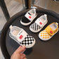 Children's Canvas Shoes Four Seasons Paragraph Boys and Girls Cloth Shoes Soft Non-slip Breathable Not Hot Baby Casual Shoes