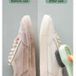 Multifunction Cleaning Shoe Brush Soft Automatic Liquid Shoe Brush Long Handle Clothes Soap Brush With Hook Clean Tool