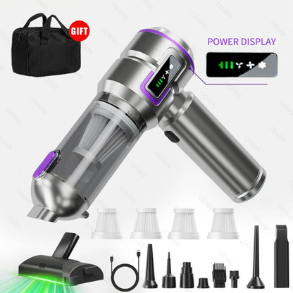 Mini Car Vacuum Cleaner 998000PA Cordless Powerful for Home Handheld Blower Car Cleaner Portable Car Vacuum Cleaner