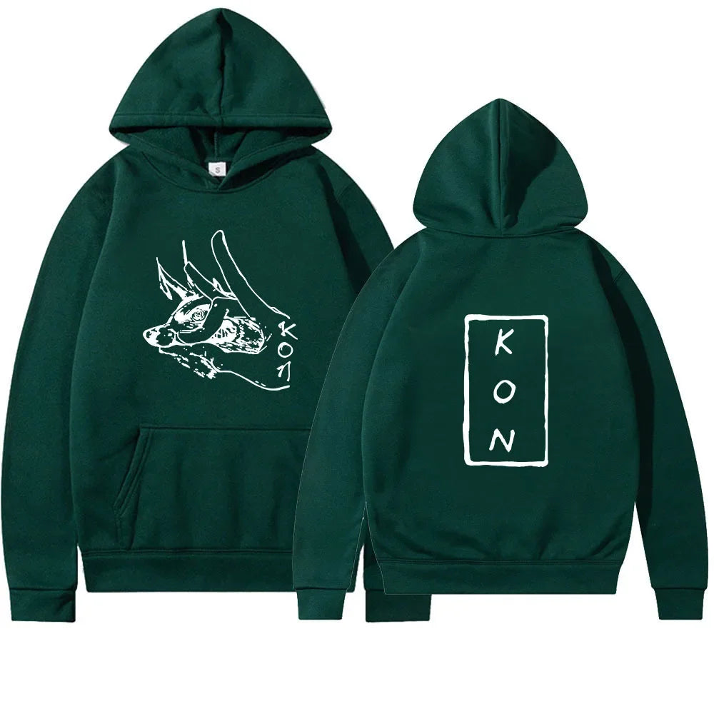 KON Japanese anime chainsaw man peripheral series printed sweatshirt new style letter long sleeve sweatshirt