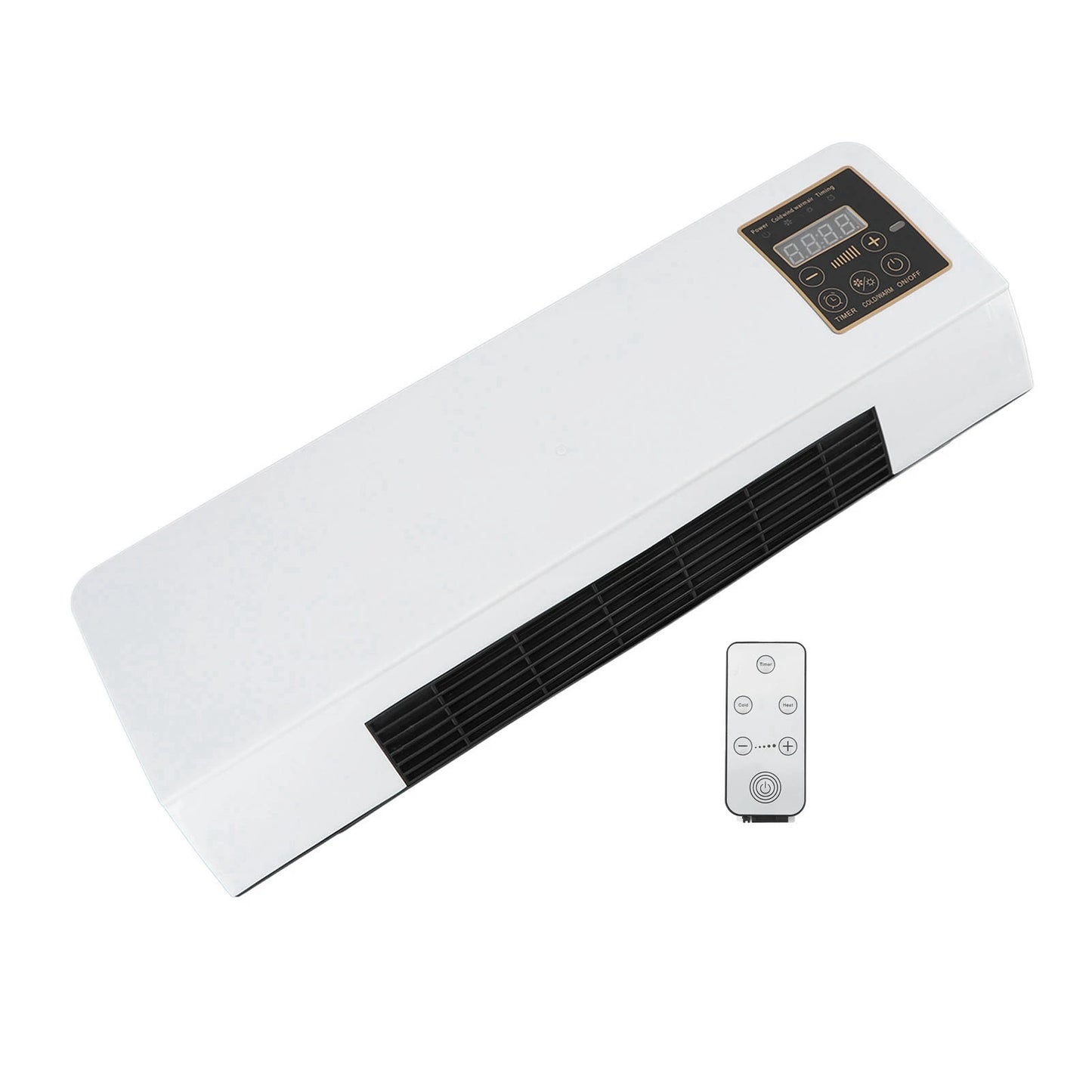 Portable Heater Small Heater Portable Wall Mounted Nature Wind Hot Heater Fan for Bathroom Bedroom Wall Mounted Heater Machine