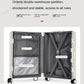KO-KU New Front Opening Travel Suitcases 20/24/26/28 inch carrier Aluminum Frame Large Capacity Luggage USB Charging TSA Lock