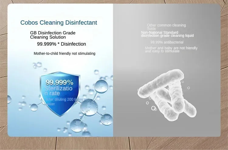 Original Ecovacs Deebot T50 PRO Vacuum Cleaner Robot Chinese Version 15800Pa Hair Zero-tangle Stepless 70°C Hot Water