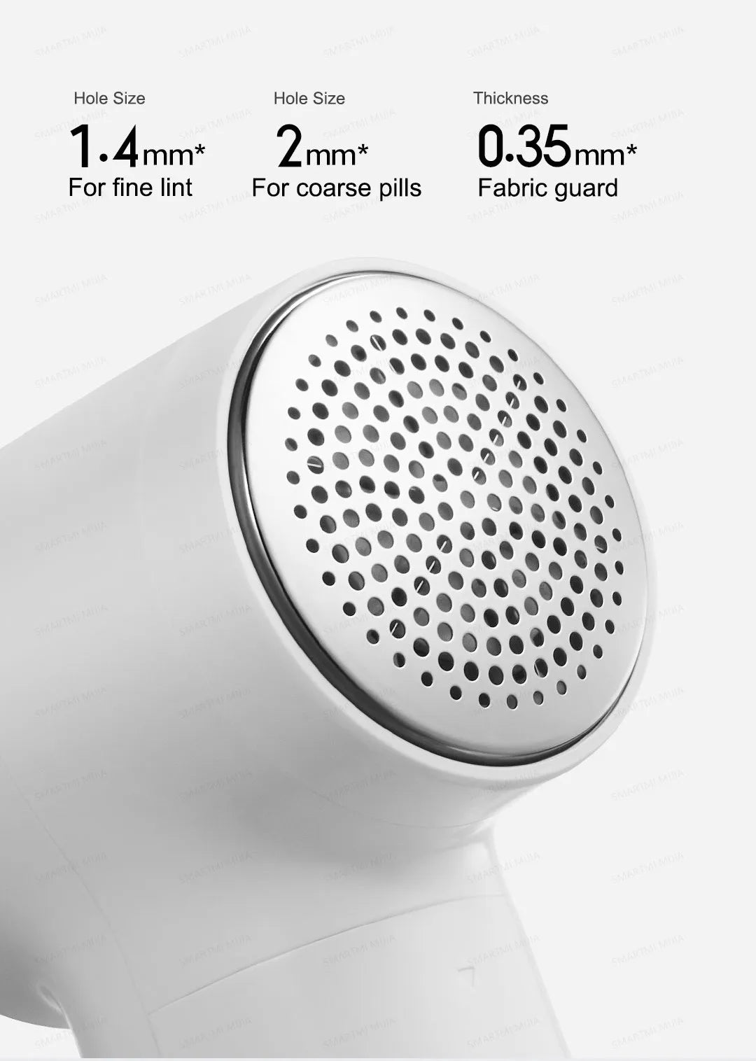 XIAOMI MIJIA Lint Remover 2nd,180min Battery,Fabric Shaver Clothes,6-Blade Strong Suction,USB Rechargeable,Fluff Pellet Removers