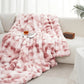 1pc Faux Rabbit Fleece Blanket - Ultra Soft, Warm, and Cozy Throw for Bedroom, Guest Room, Living Room,2.5KG