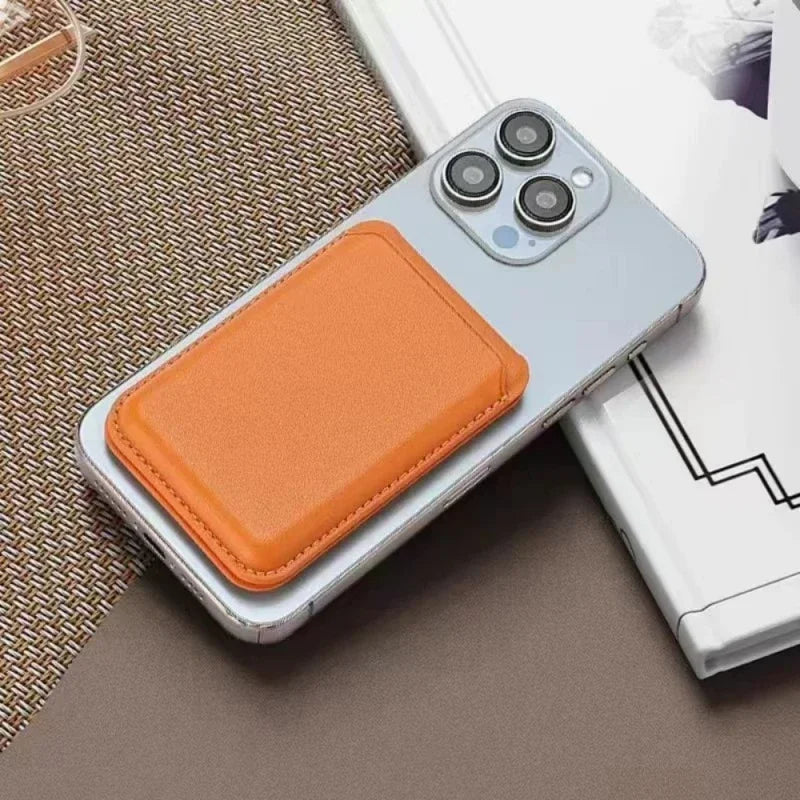 1PCS Strong Magnetic Leather Wallet With Hide Stand Case For Magsafe For iPhone 16 15 14 13 12 Pro Max Card Holder Pocket Cover