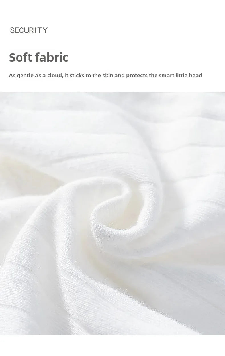 Newborn Cotton Soft Hat Baby Pure Cotton Cartoon Cap Infant 0-3 Months Windproof Spring Hat Kids Cap Newborn Accessories