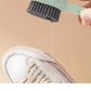 Multifunction Cleaning Shoe Brush Soft Automatic Liquid Shoe Brush Long Handle Clothes Soap Brush With Hook Clean Tool