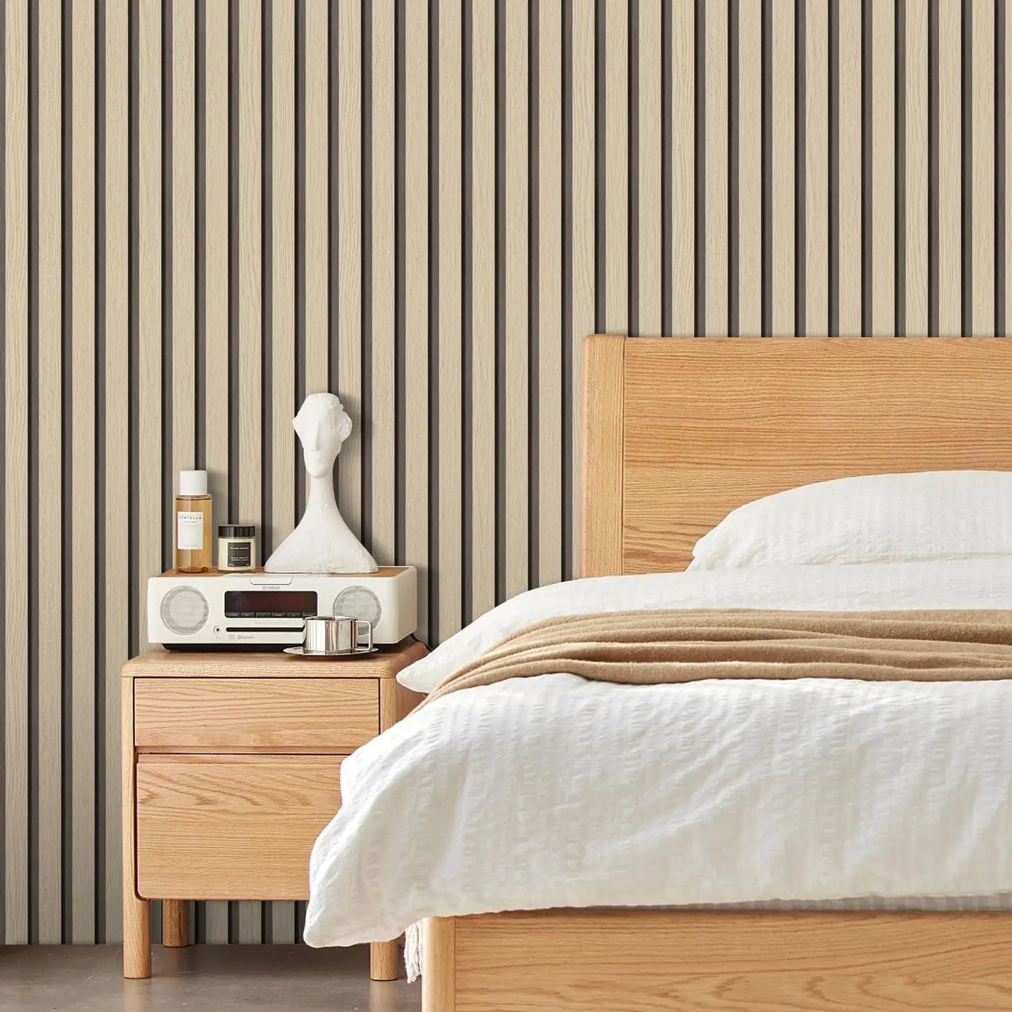 Self-adhesive Wood Grain Wallpaper PVC Waterproof Contact Paper Living Room Bedroom Home Decoration Sticker Wall Stickers Decor