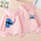 Funny Zip Up Sweatshirts Stitch Hoodie Children Clothes Kid Girl Boy Lilo and Stitch Sweatshirt Zipper Hoody Baby Casual Top