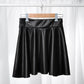 High Waist Faux Leather Textured Half Skirt For Women Versatile And Basic A-Line Skirt Umbrella Skirt Sexy And Slim Mini Skirt