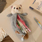 ‌Plush Stuffed Animal Pencil Case Cute Ins Style Kawaii Stress Relief Stationery Organizer for School Office