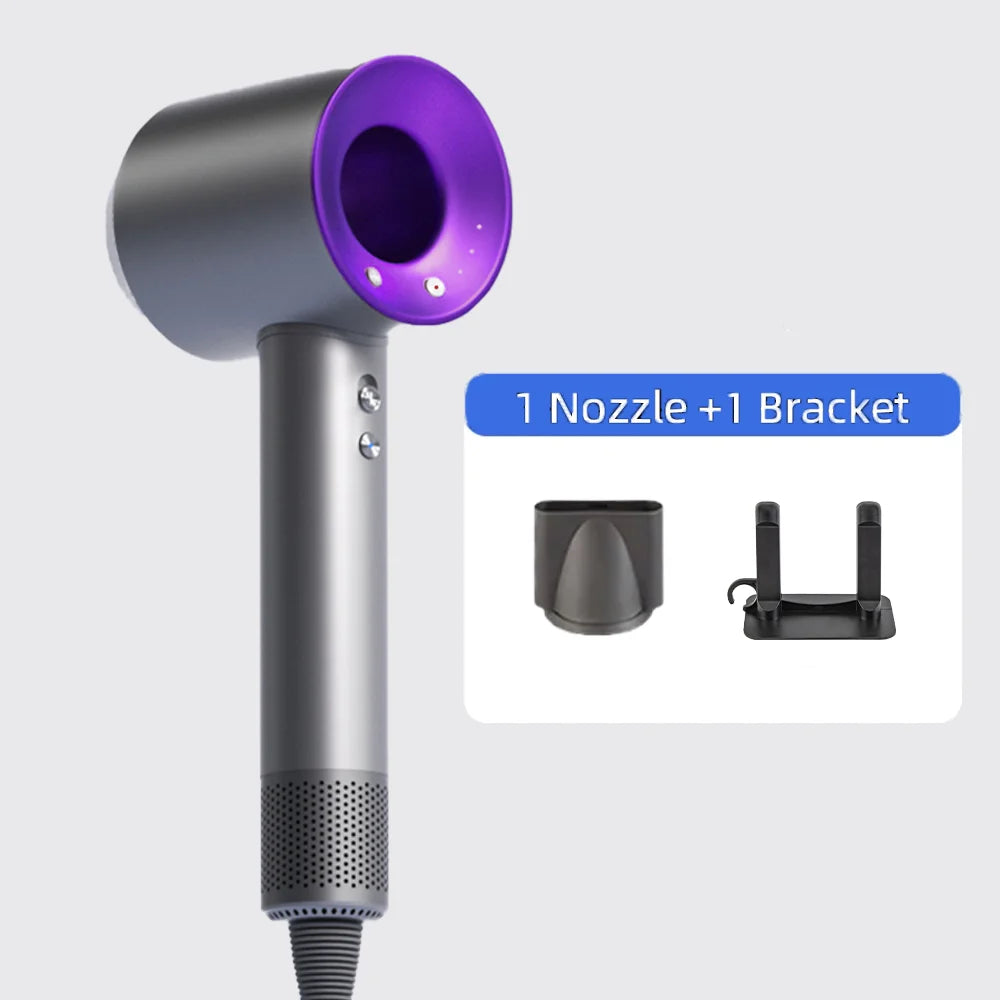 hair dryer with high speed and no blades High power silent and quick drying Portable Negative ion, suitable for home annd travel