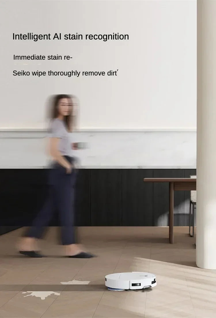 Original Ecovacs Deebot T50 PRO Vacuum Cleaner Robot Chinese Version 15800Pa Hair Zero-tangle Stepless 70°C Hot Water