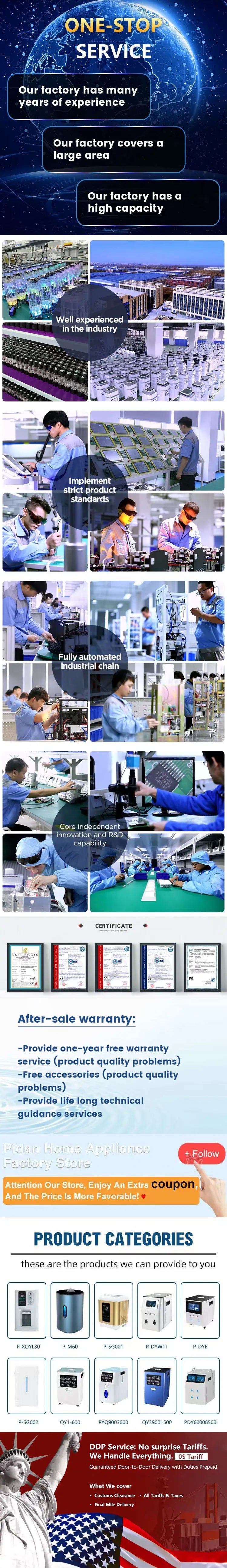 Hydrogen Inhalation Machine 225ml 300ml 450ml Hydrogen Gas Inhalation Device Multifunctional Hydrogen Absorption Generator