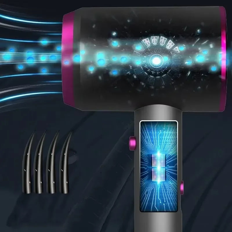 Professional hair dryer - Quick drying - Negative ion hair dryer - Hair care with constant temperature - Portable hair dryer