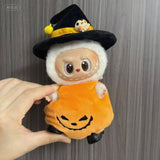 For labubu clothing Accessories Halloween pumpkin baby clothes Dress set accessories For 15-17cm labubu Halloween outfit
