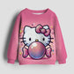 Christmas Kids Sportswear Baby Girls Hello Kitty Clothes Long Sleeve Cartoon Sweatshirt Tops Kuromi Girls Dance Team Hoodie