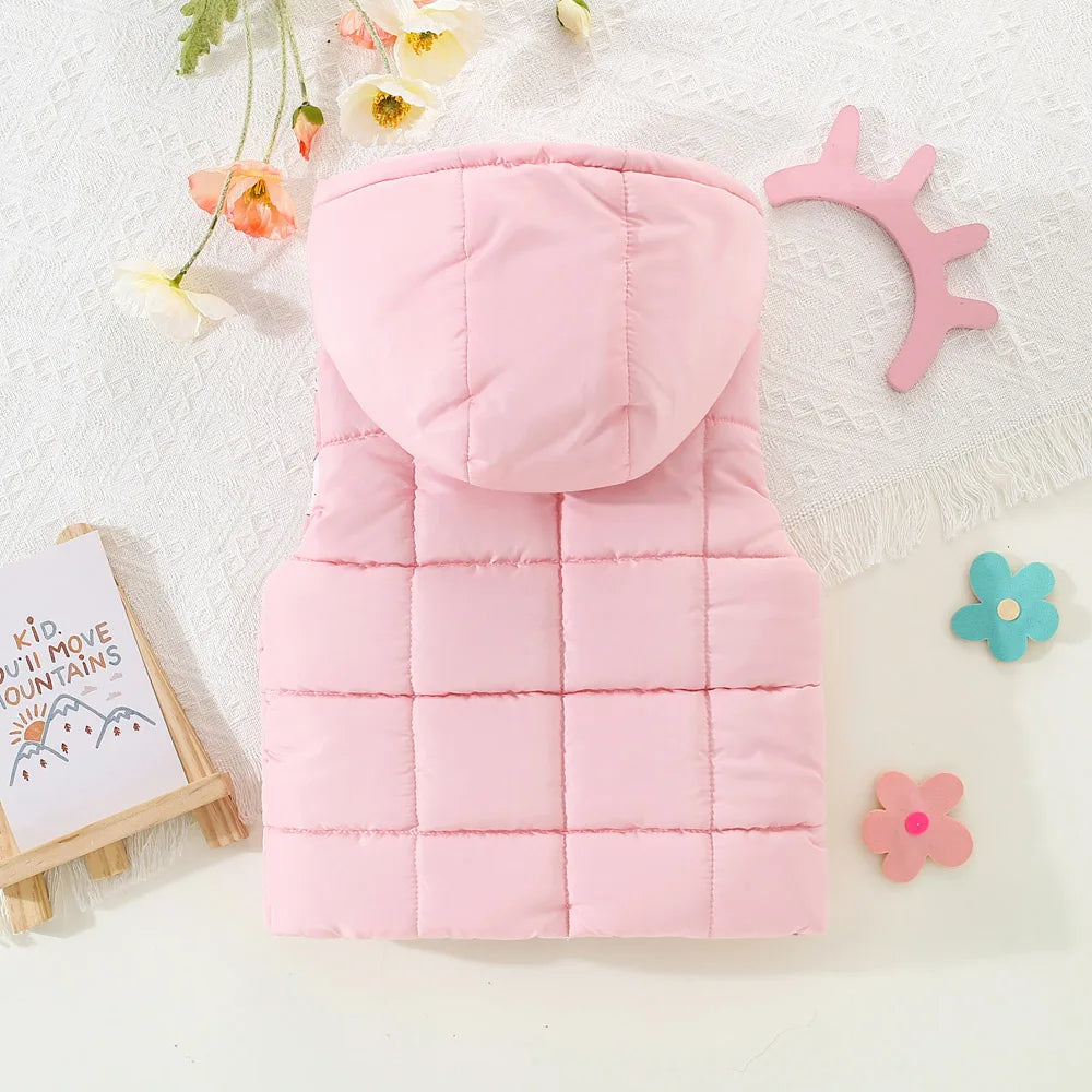 Winter children's clothing for infants and young children Elephant lining vest warm vest shoulder jacket and cotton jacket