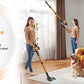 Cordless Vacuum Cleaner 8 in 1 Powerful Suction Lightweight,LED Display,45Mins Detachable Battery Vacuum for Floor/Carpet/Pet