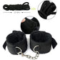 Exotic Bed Bondage Set BDSM Kits Exotic Sex Toys For Adults Games Leather Handcuffs Whip Gag Nipple Clamps Women Sex Products