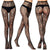 Sexy Mesh Stockings Print Patterns Flower Heart Skull Nylon Push Up  Slim Women Fishnet Tights Y2k Party Club Gothic Pantyhose