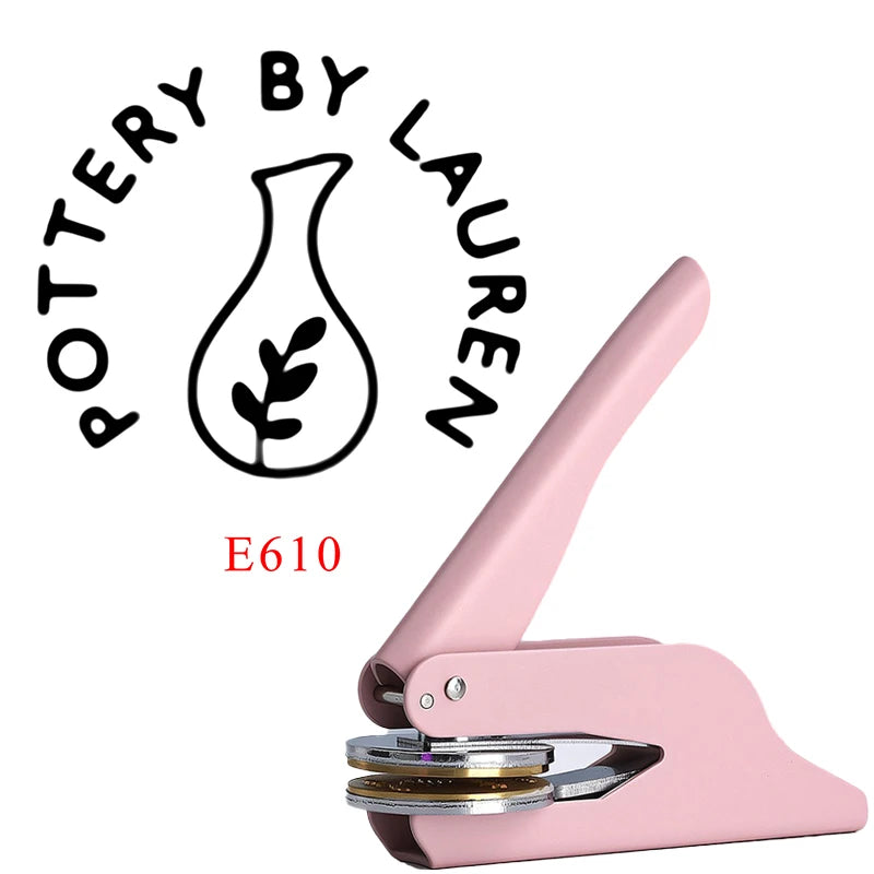 Custom Embosser Stamp LOGO DIY Personalized Book Embosser Seals for Letter Head Wedding Envelope Graduation Christmas Decoration