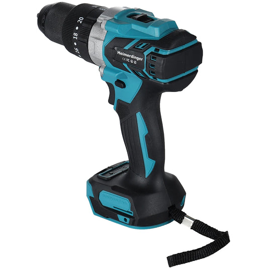 Heimerdinger Brushless Cordless Drill, 1300 In-lb(150N.m) Torque Electric Drill, 1/2" Driver-Drill,2 Variable Speed Drill
