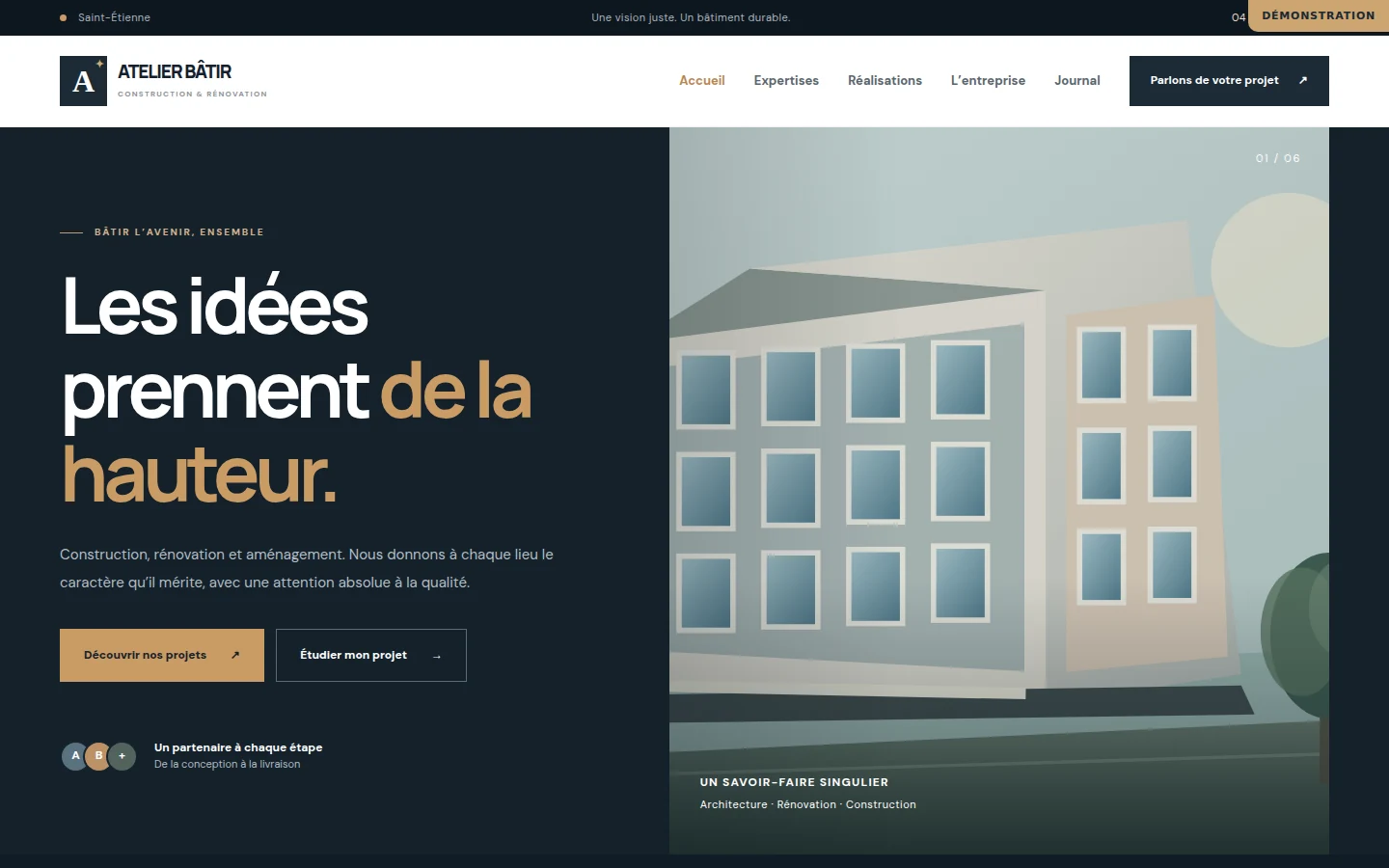 Getsy Construction Pro — PHP İnşaat Şirketi Scripti